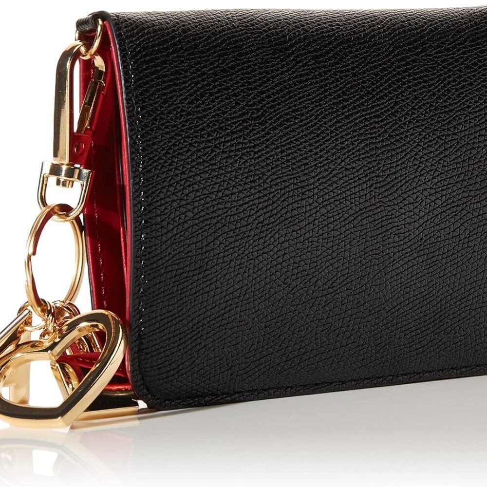 Women's Faux Leather Dwendassa Wallet Black Compact Multiple Pockets - Picture 4 of 4